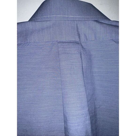 BROOKS BROTHERS 16 35 Mens Blue Shirt EC LS Regent Fit Original Cotton Polo - Picture 4 of 6